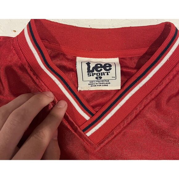 Vintage St Louis Cardinals Jersey Mens Large Red Blue Lee Sport MLB Adult - Picture 6 of 9
